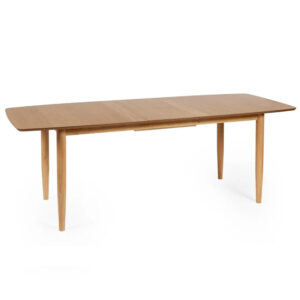 Topeka Wooden Extending Dining Table - Brown