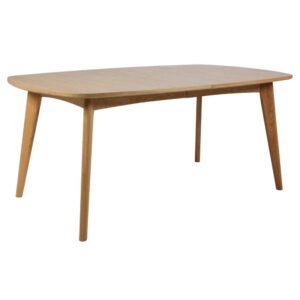 Marta Wooden Rectangular Dining Table In Oak