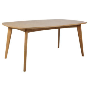 Marta Wooden Rectangular Dining Table In Oak
